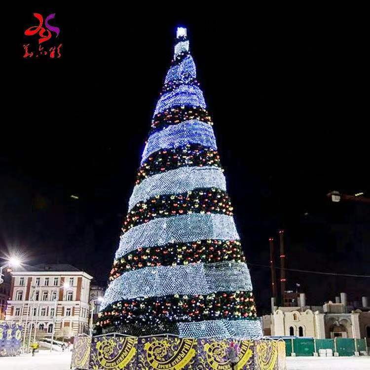 large Xmas commercial 3d outdoor lighting giant led light artificial Christmas tree