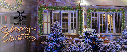 Transform Your Home for the Holidays with HOYECHI's 2-Pack 9FT Pre-Lit Christmas Garlands