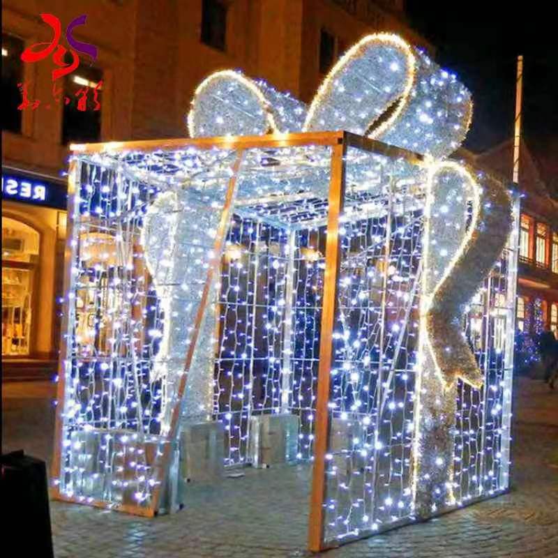 LED Outdoor Customized Fairy Gift Box Motif Light