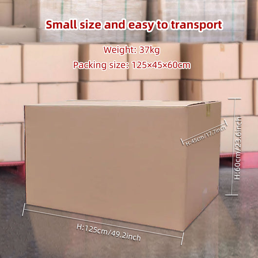 Small size and easy to transport packing carton for HOYECHI balls Christmas tree 125x45x60cm 37kg for shipping and storage