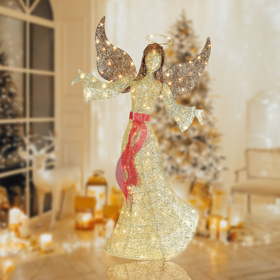 5ft Lighted Angel Outdoor Christmas Decoration | HOYECHI – HOYECHI ...