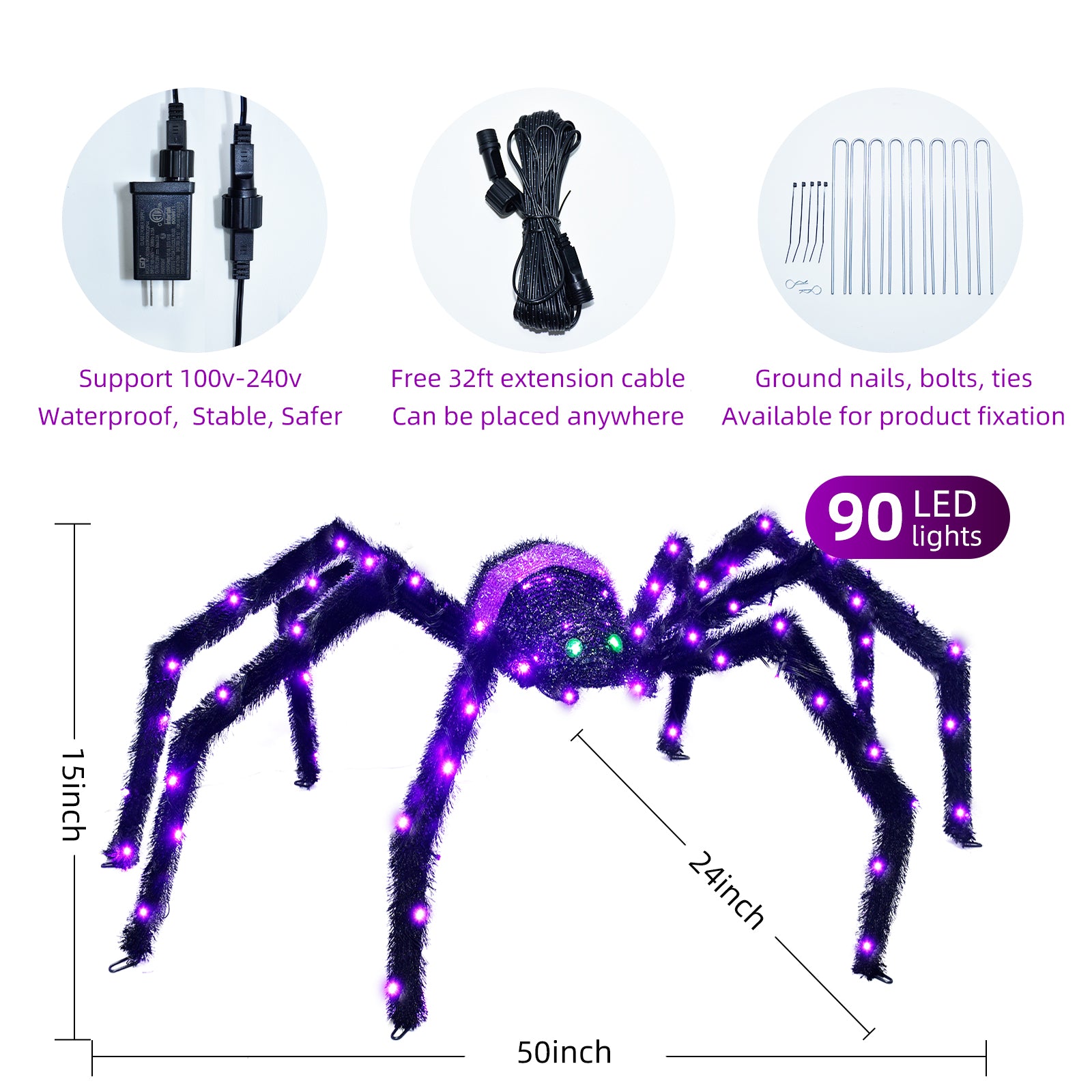 halloween decorations outside
halloween outdoor decorations
halloween yard decorations
halloween lights for yard
outdoor halloween decor
spiders halloween decorations
giant spider outdoor decoration
giant spider
halloween spider
halloween decoration