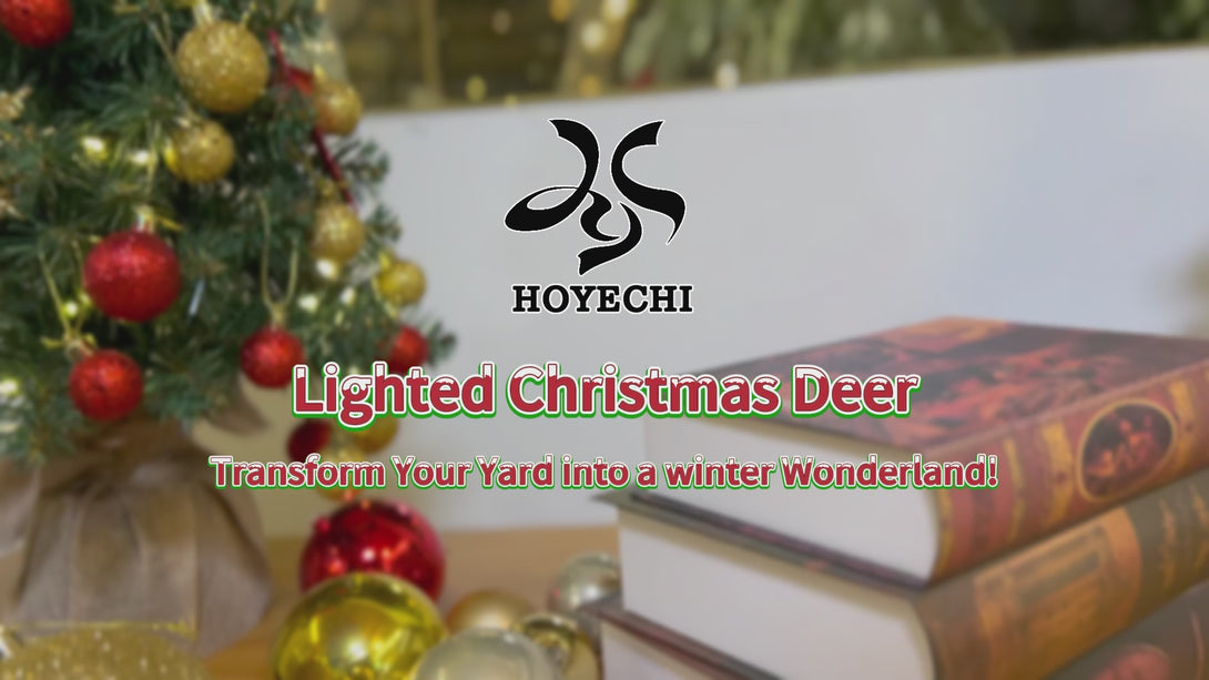 This video showcases a lighted Christmas reindeer family display designed for outdoor holiday decorating. The buck, doe, and fawn are illuminated with warm white LED lights, creating a cozy and welcoming Christmas atmosphere for front yards, gardens, and winter landscapes.
outdoor christmas decorations
